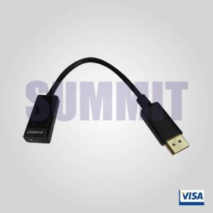 DISPLEY PORT MACHO A HDMI HEMBRA C/CABLE 15 Ctms.