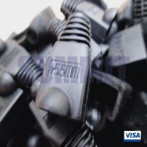 CAPUCHA PVC PARA RJ/45 COLOR NEGRO