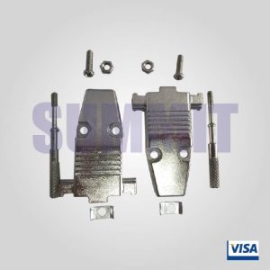 CAPUCHA D - SUB DB15P / DB9P NIKELADO ( PLATEADO)