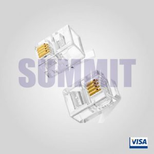 PLUG MODULAR TELEPHONE 6P4C